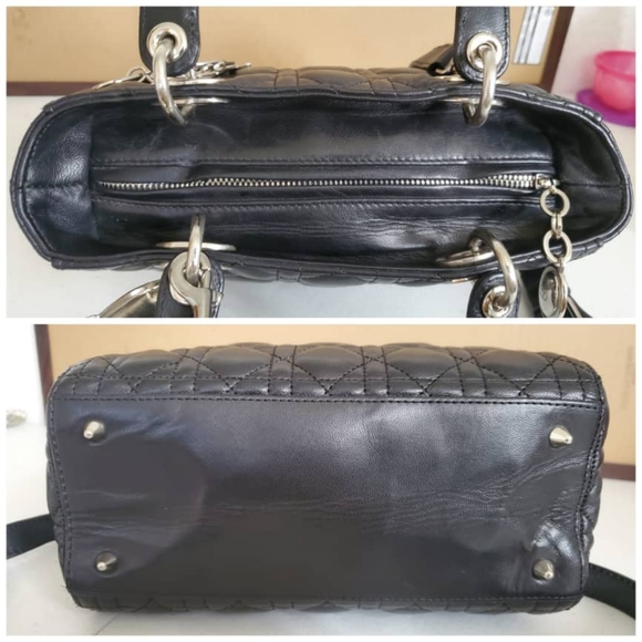 CHRISTIAN DIOR Cannage Lady Dior Bag - Picture 6 of 12